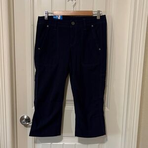 NWT Kuhl Navy Blue Cropped Pants